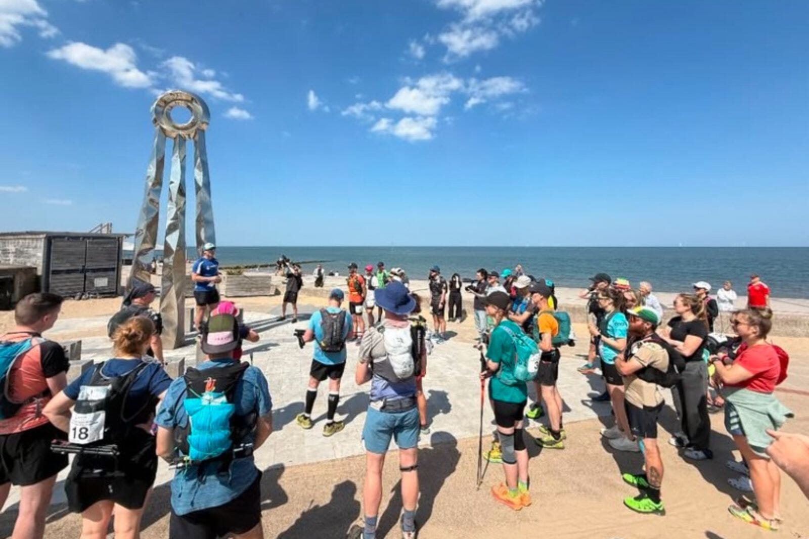 The finish line is unique to you: 24 hours after the mass start, the race shall stop and the Solo Runners and Teams furthest South on the National Trail, shall be declared winners.