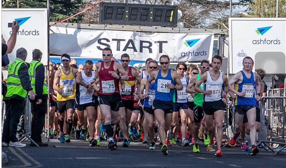 taunton half start