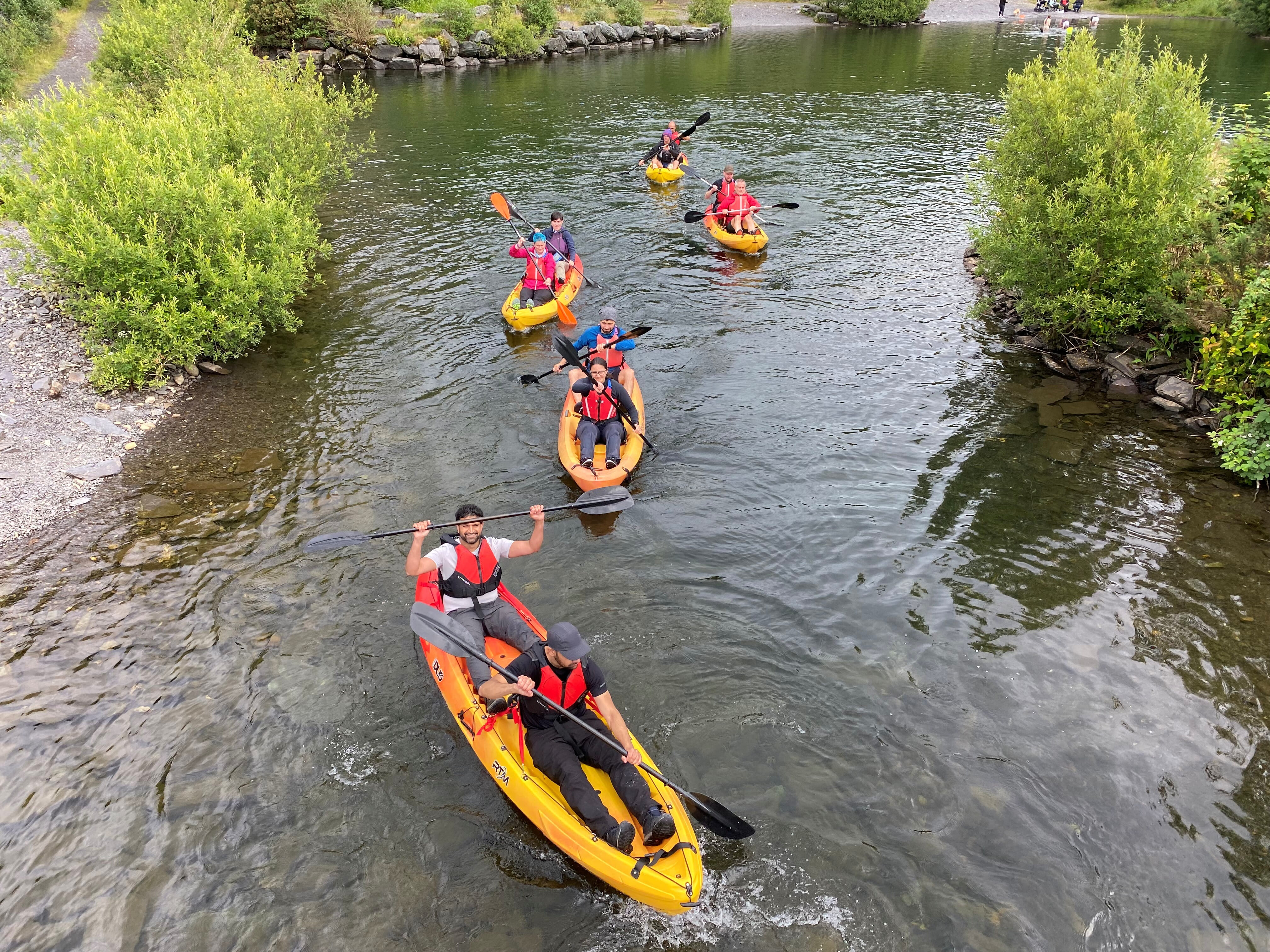 Snowdon Triple Challenge kayak 6