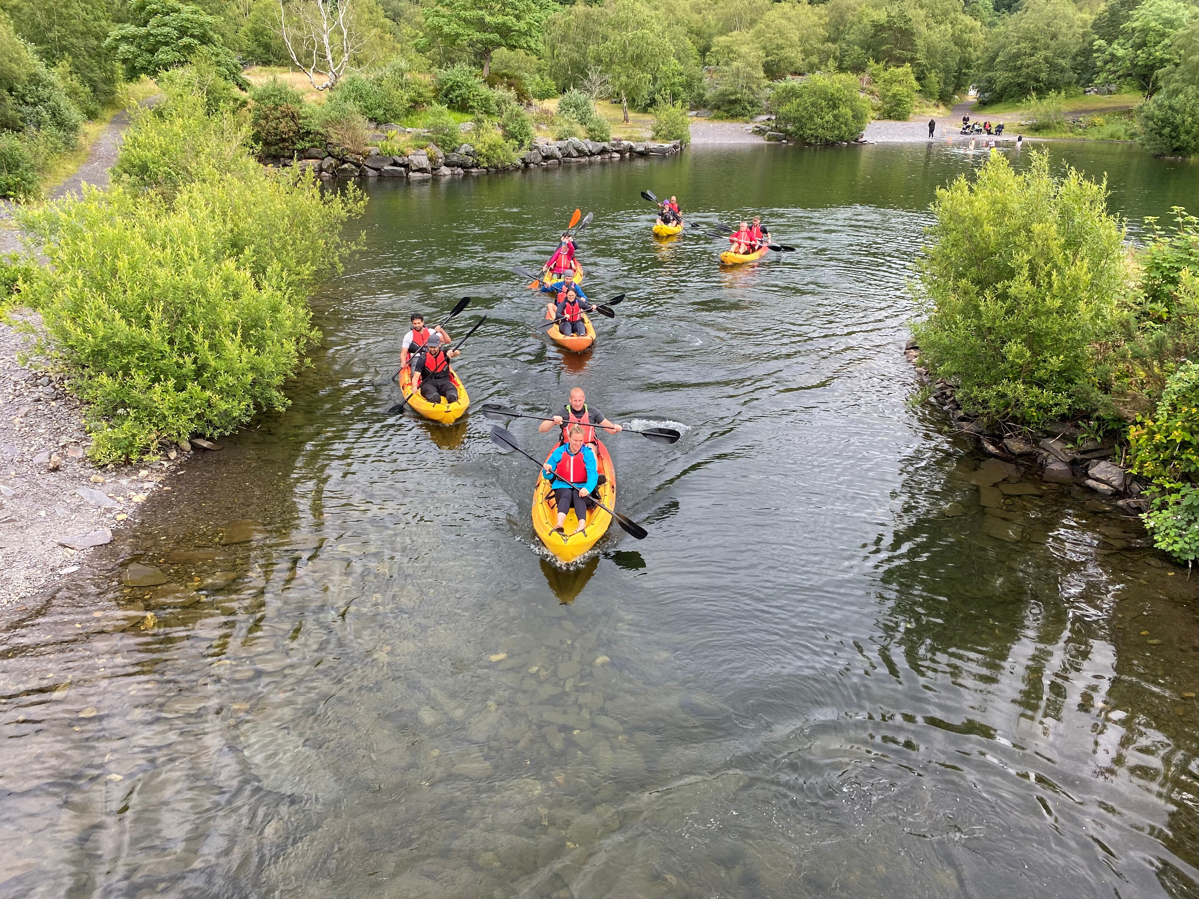 Snowdon Triple Challenge kayak 7