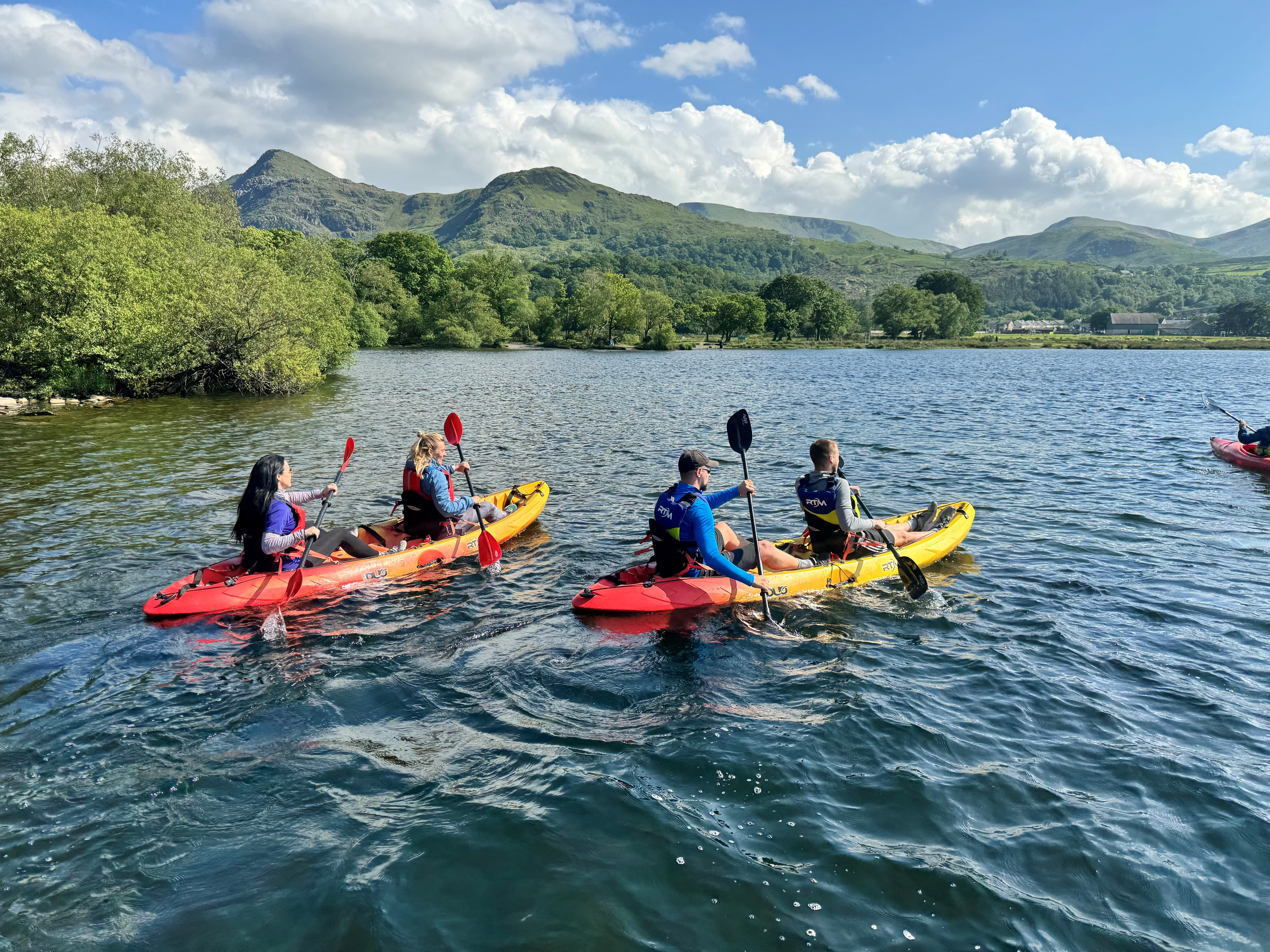 Experience the rugged landscape of Snowdonia/Eryri with this one-day action-packed challenge of biking, hiking and kayaking!