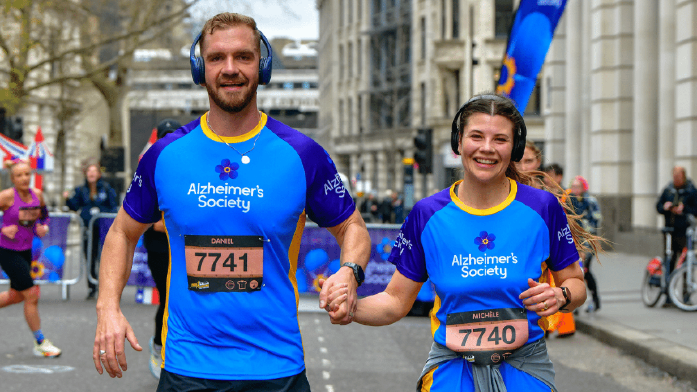 Alzheimer's Society fundraisers taking part in Altra Yorkshire Marathon Alzheimer's Society fundraisers