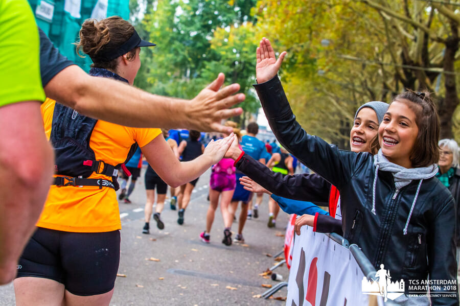 The Amsterdam Marathon receives great support