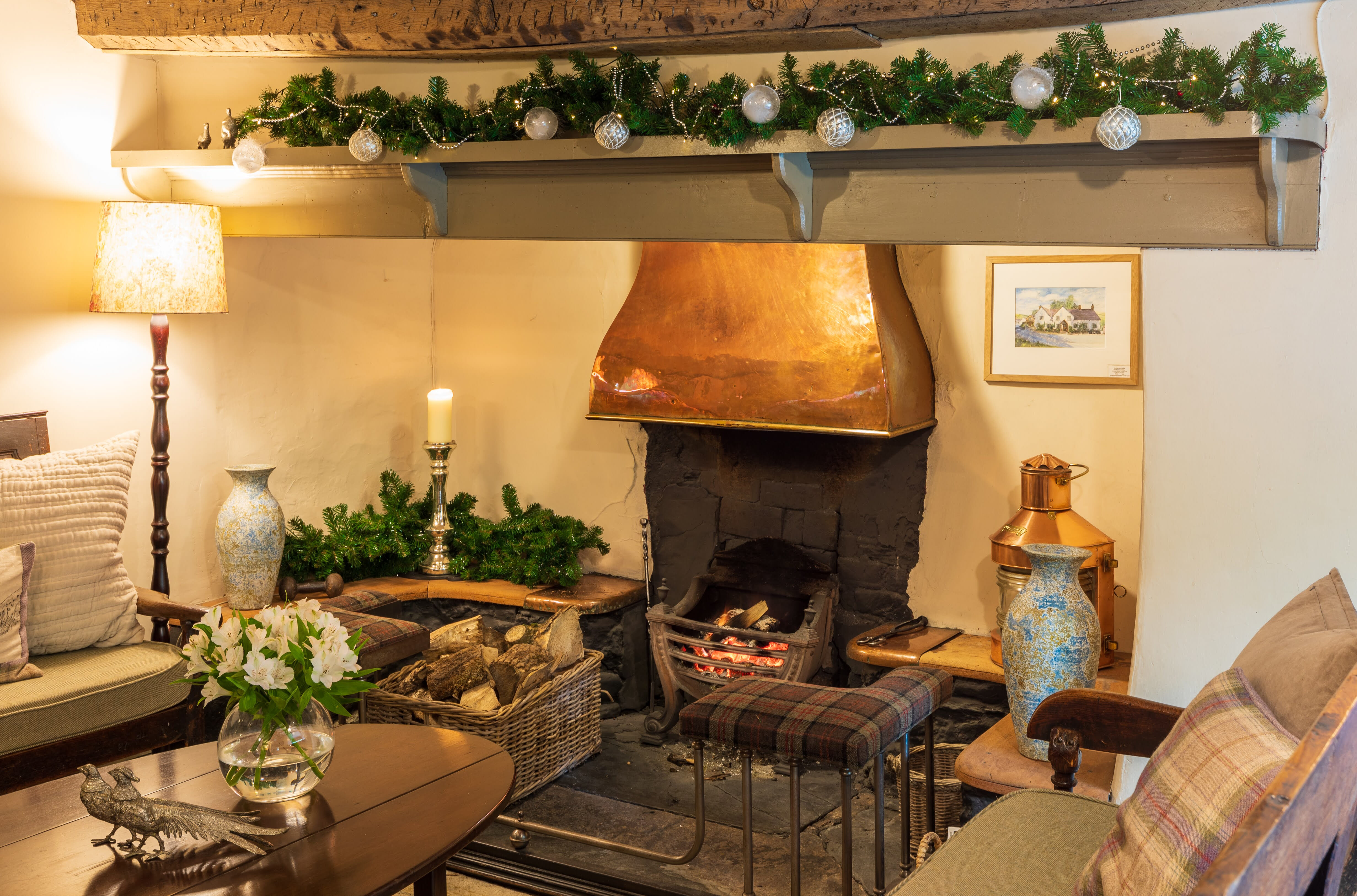 Log fires and local ales