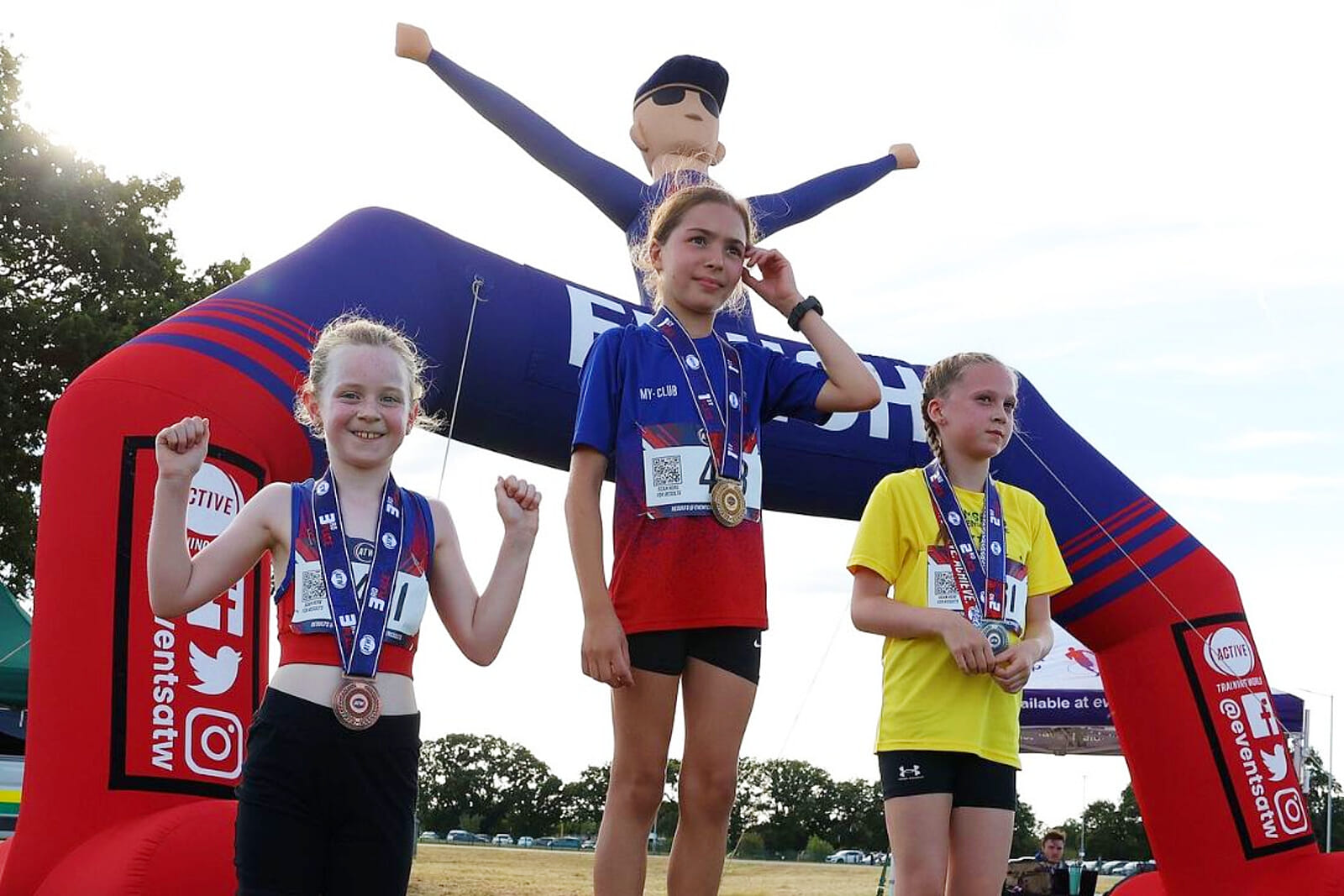 The Fun Run takes place before the 5K races and is in an ideal venue to chase a fast time as the 1-mile course is traffic-free, pancake flat and on smooth tarmac.