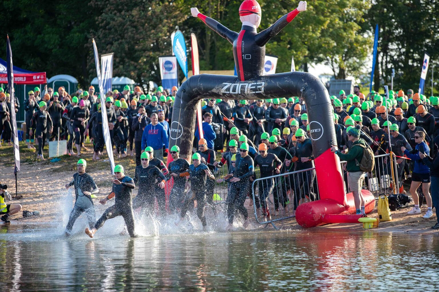 Swim and clearance bike race