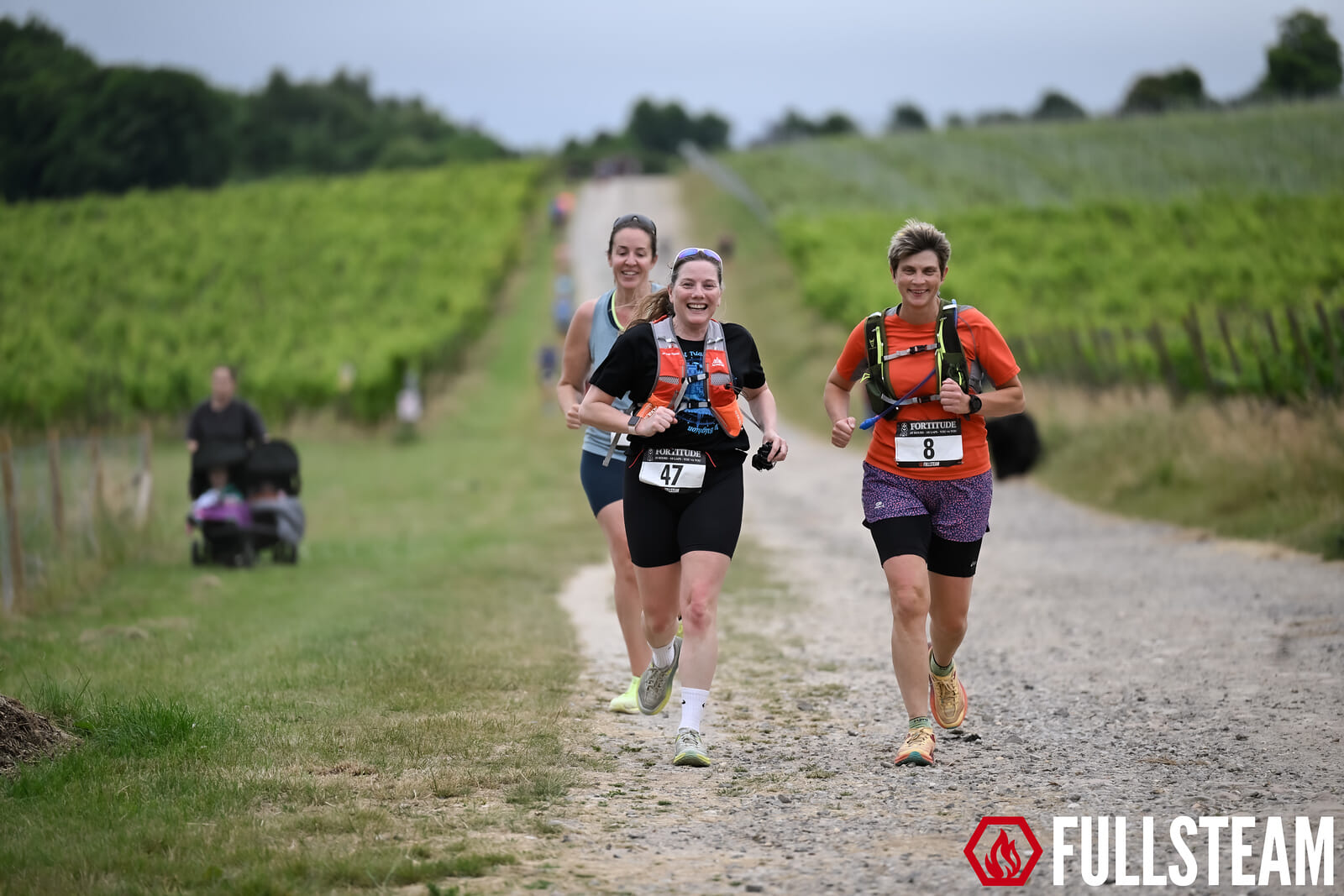10Hrs: 10 Laps: You-vs-You. Complete 10 laps of the ~3-mile, 4-mile or 5-mile loops in the given time through the scenic Denbies Wine Estate.