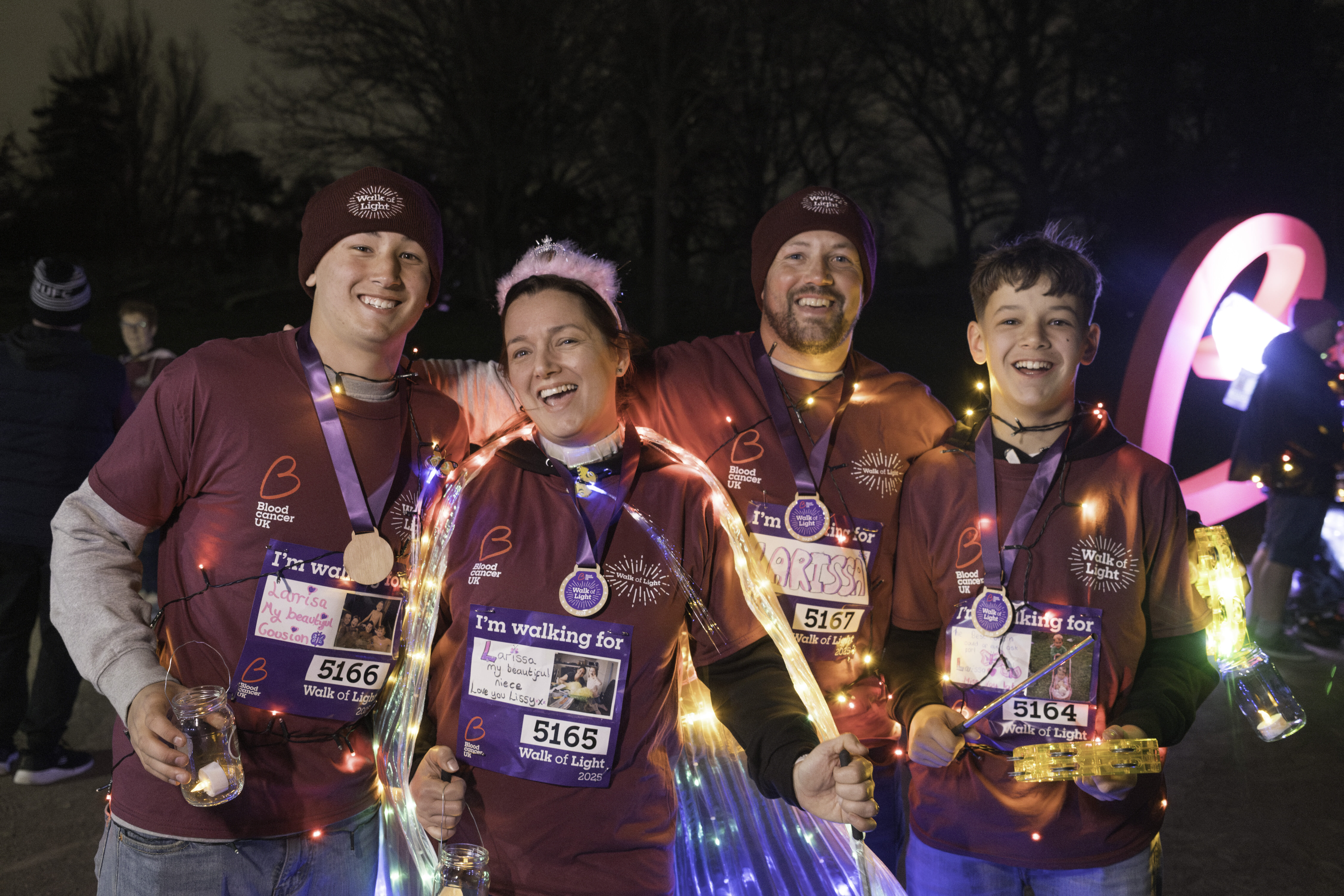 As the sun sets, walk together and shine a light on blood cancer. Sign up today to walk 2.5km or 5km with your family and friends in Cannon Hill Park.