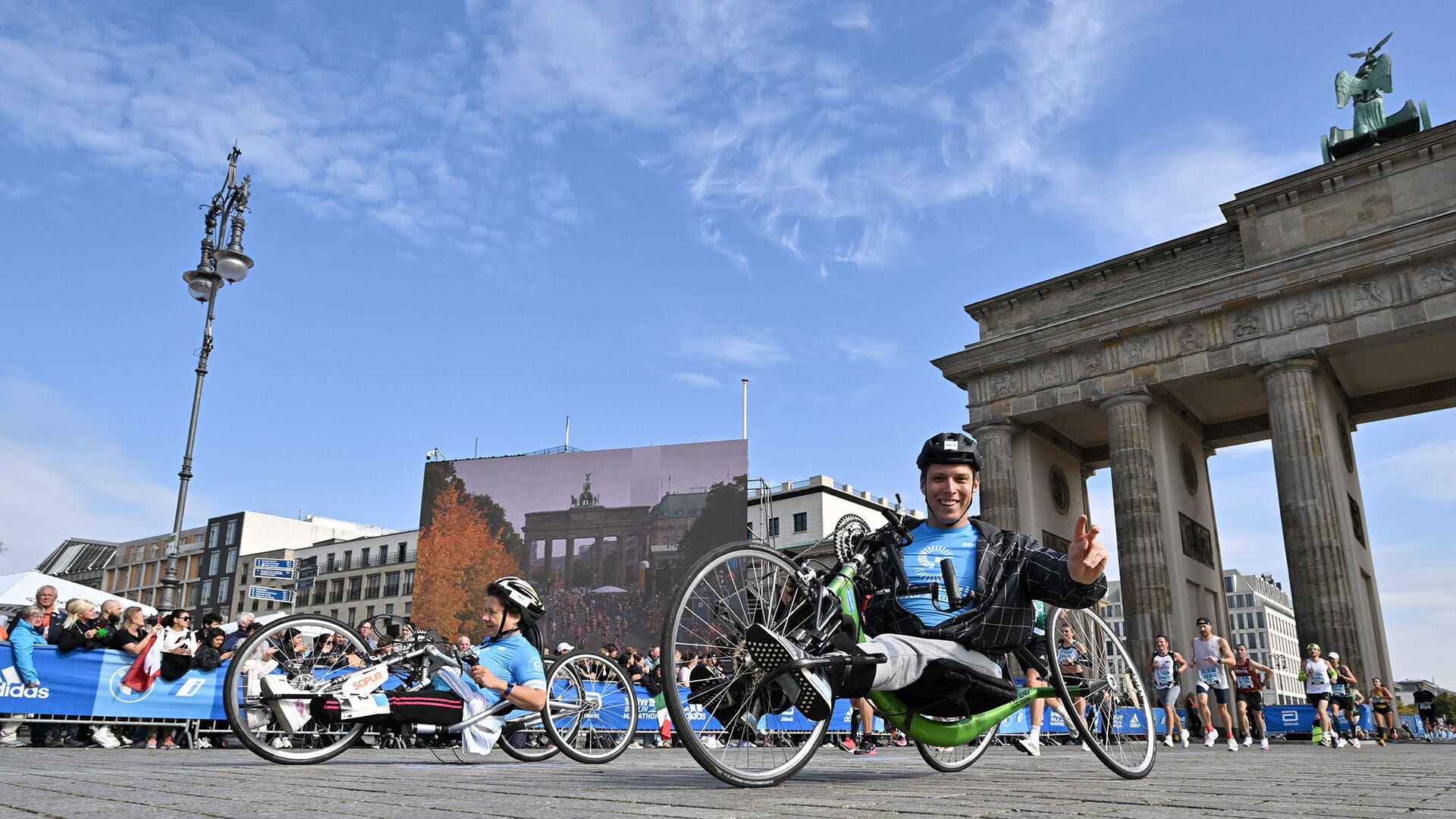 The Berlin Marathon passes many famous landmarks