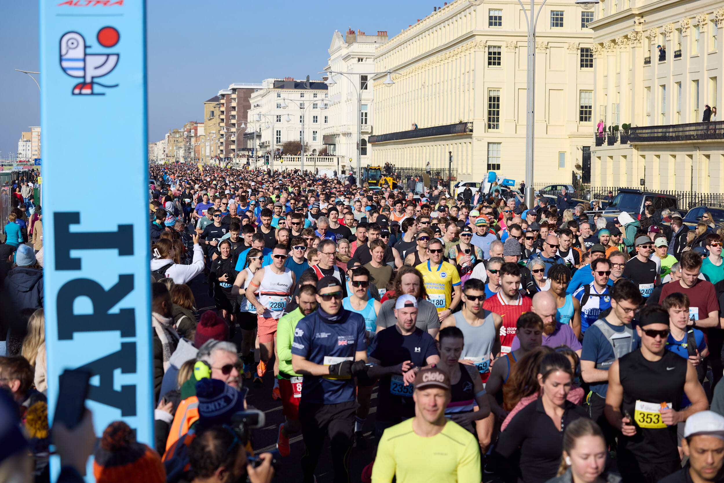 Join the UK's Happiest Half - a fast, flat race with a buzzing Brighton atmosphere in the early season and one of the most popular races in the UK!