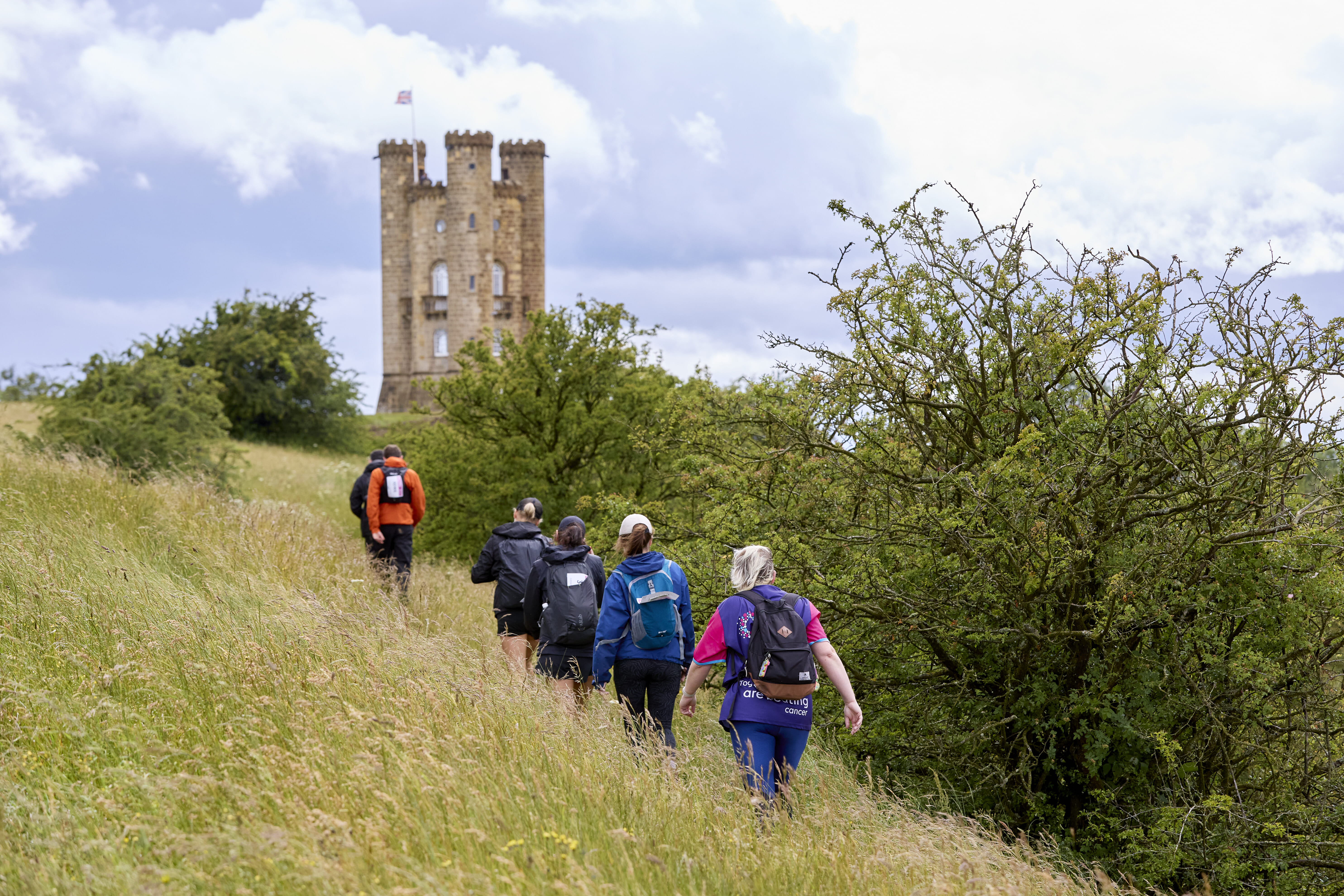 Hike through the rolling hills and picturesque villages of the Cotswolds. Walk right past Broadway Tower and take in stunning views from Dover’s Hill to help beat cancer step by step.