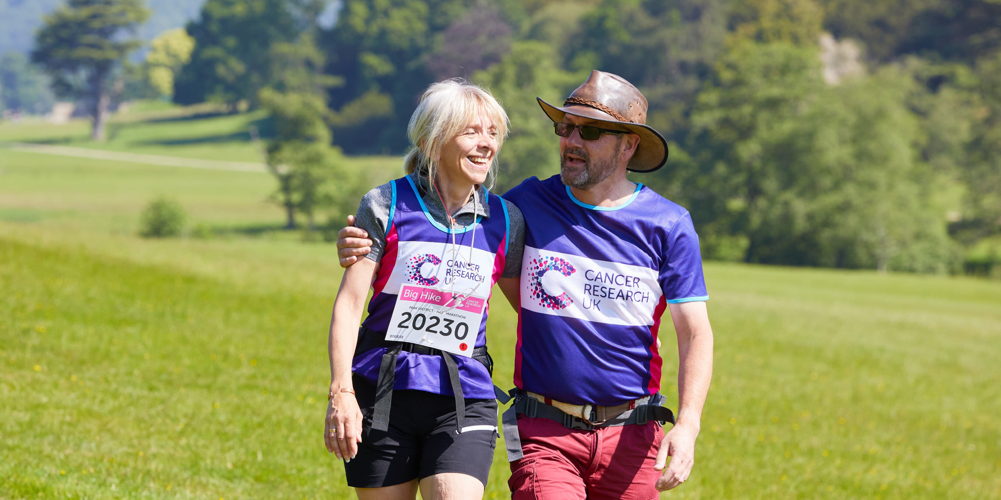 Hike through magnificent woodlands, past pretty waterfalls and limestone cliffs, and take in beautiful views across the Peak District to help beat cancer step by step.