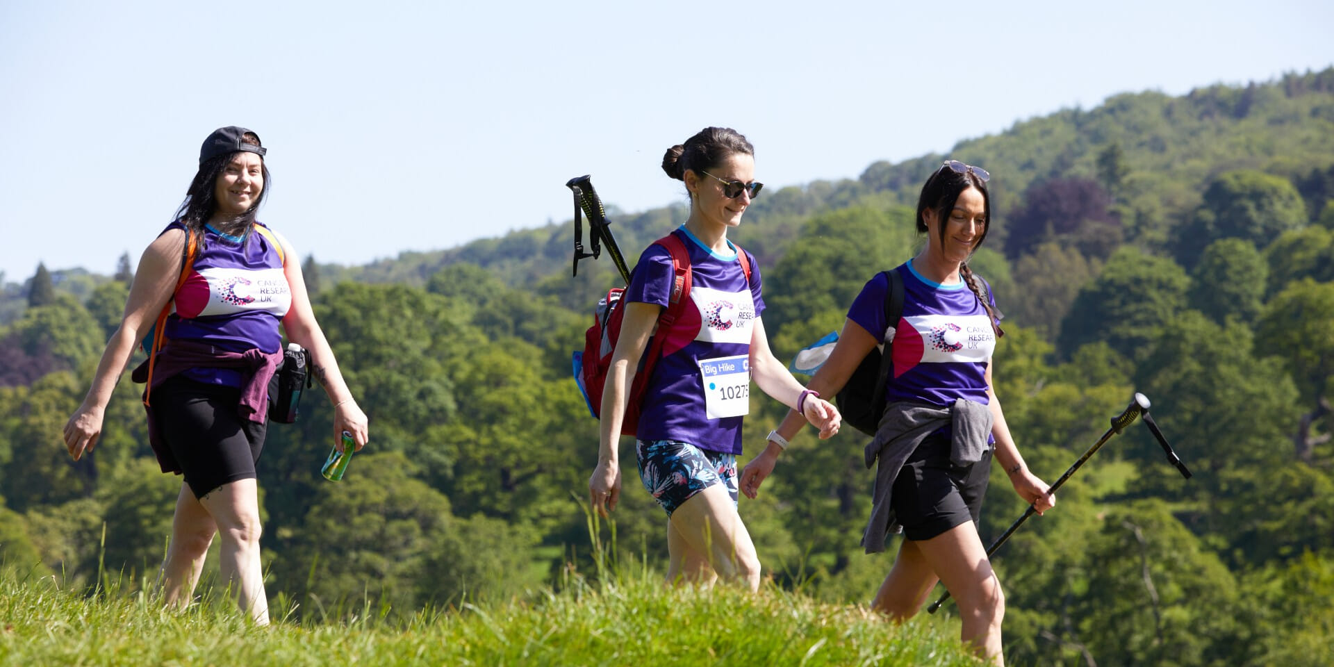 Venture to the exquisite landscapes of Loch Lomond and The Trossachs National Park, through Callander and past stunning Lochs and waterfalls to help beat cancer step by step.