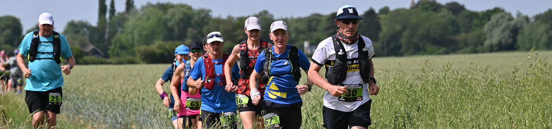 50 Mile Ultra and Marathon distance races through the quiet rural landscapes and ancient woodlands of Buckinghamshire, Bedfordshire and Northamptonshire along the Three Shires Way.