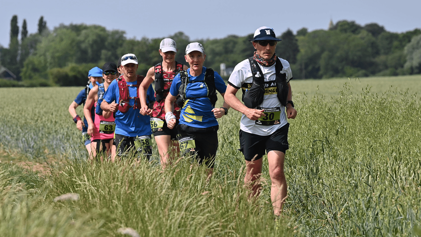 50 Mile Ultra and Marathon distance races through the quiet rural landscapes and ancient woodlands of Buckinghamshire, Bedfordshire and Northamptonshire along the Three Shires Way.
