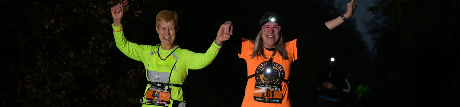 Welcome to the Tunnel Vision Night and Dawn Runs. Some of you love running in the dark. Some of you prefer it in the morning and others at night. Well, you can do both!