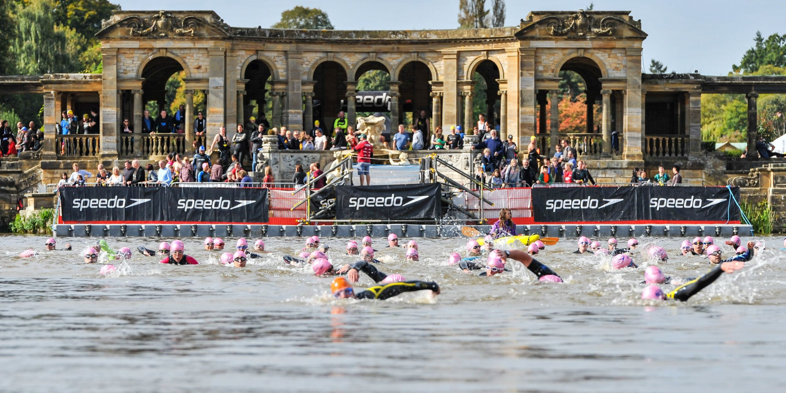 Get active in the award-winning castle grounds in a 5K lake swim! Recruit your friends and celebrate completing your challenge in the festival village with like-minded people.