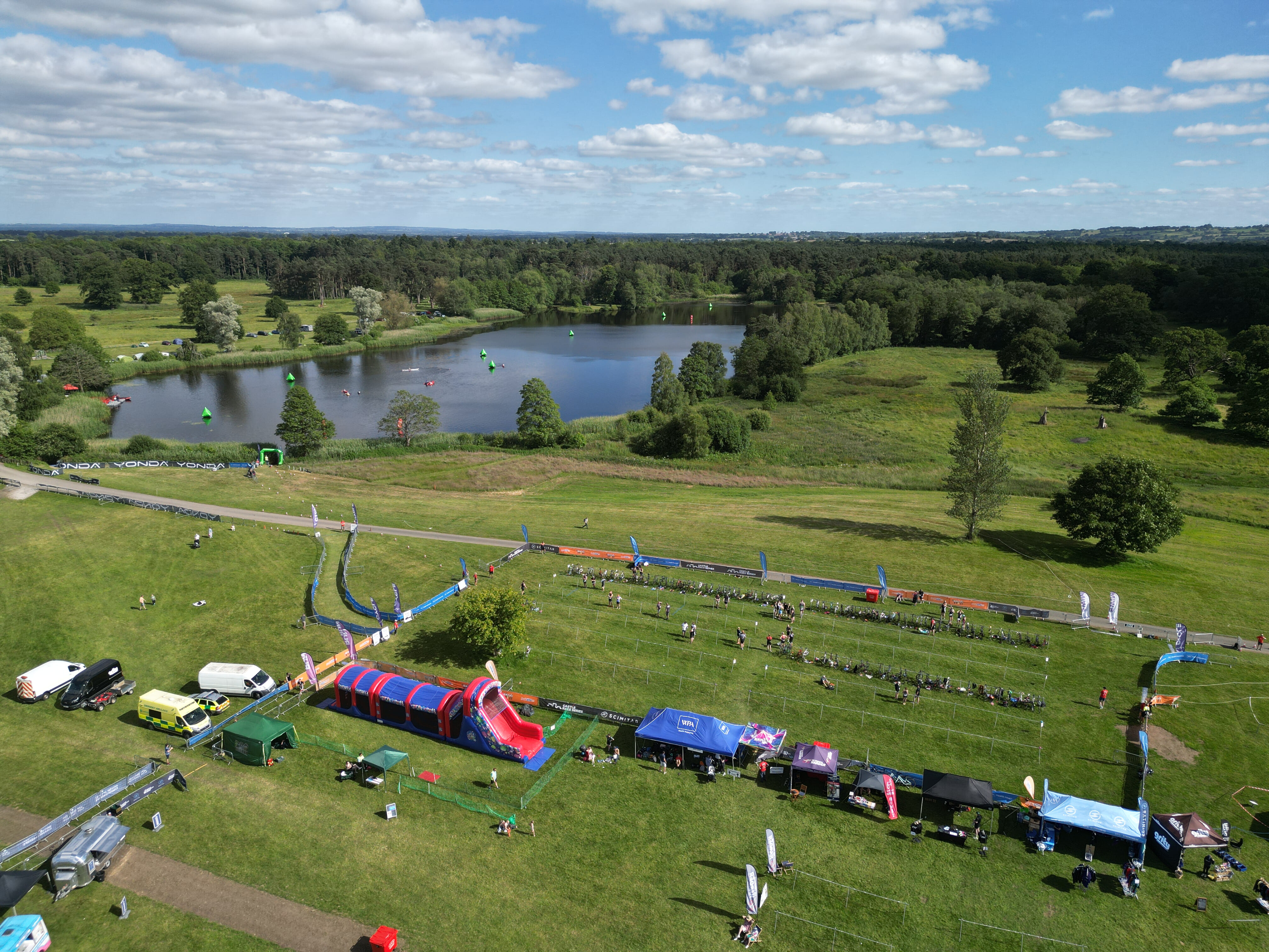 Swim in the beautiful Deer Park Mere of the Cholmondeley Castle estate in a leisurely event suitable for first-timers, then celebrate with friends and family in the festival village.
