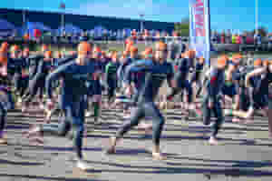 An award-winning coastal triathlon set among the safety of the sandy bay, featuring a fast bike route with Exmoor as the backdrop and a promenade run with beach finale!