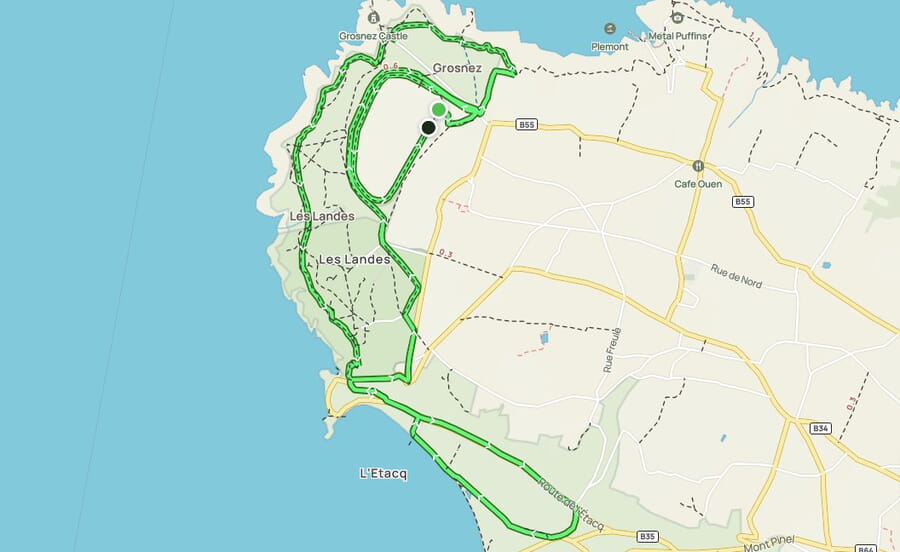 10K route map