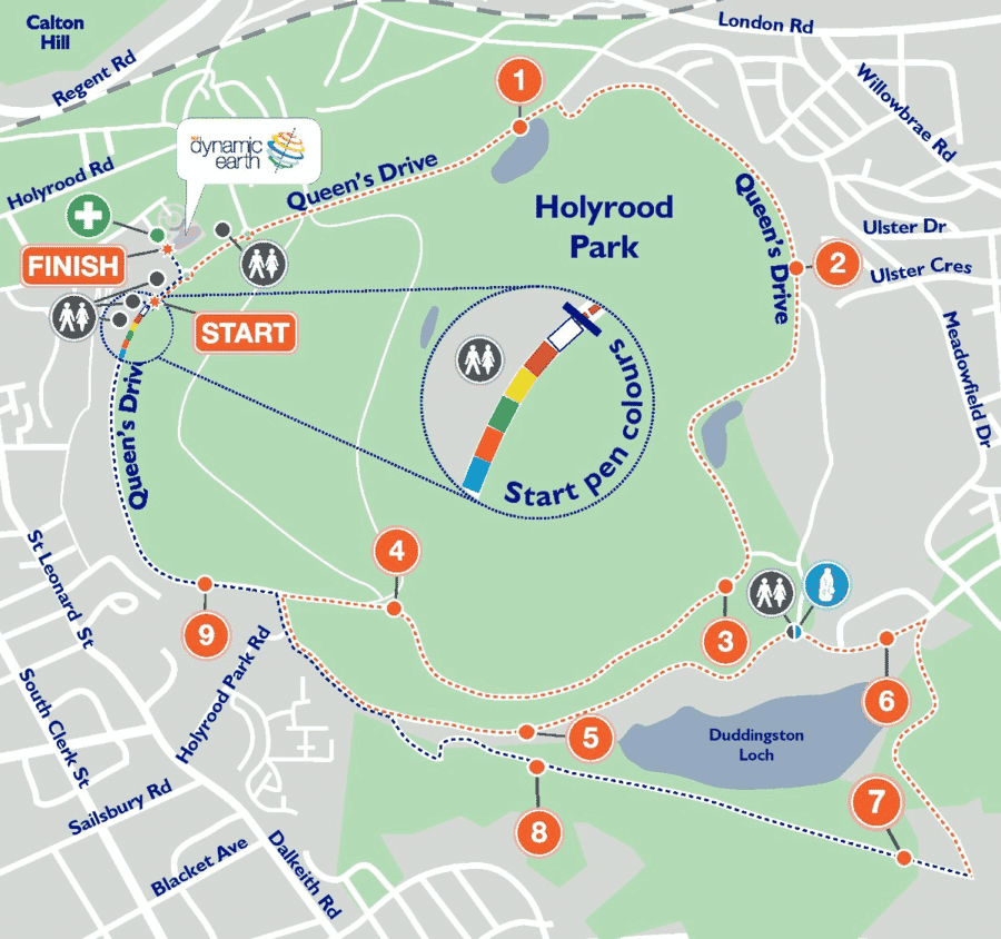 EMF 10K route map