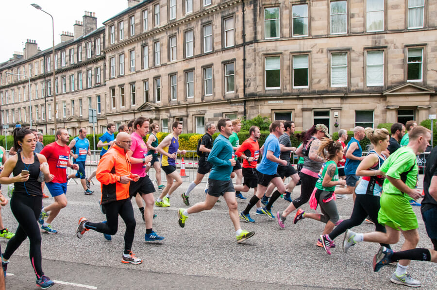 Run through Edinburgh's historic streets