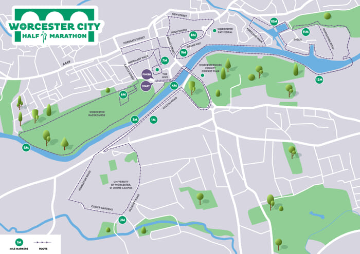 Worcester City Runs | Half marathon | 17 September 2023 | TimeOutdoors