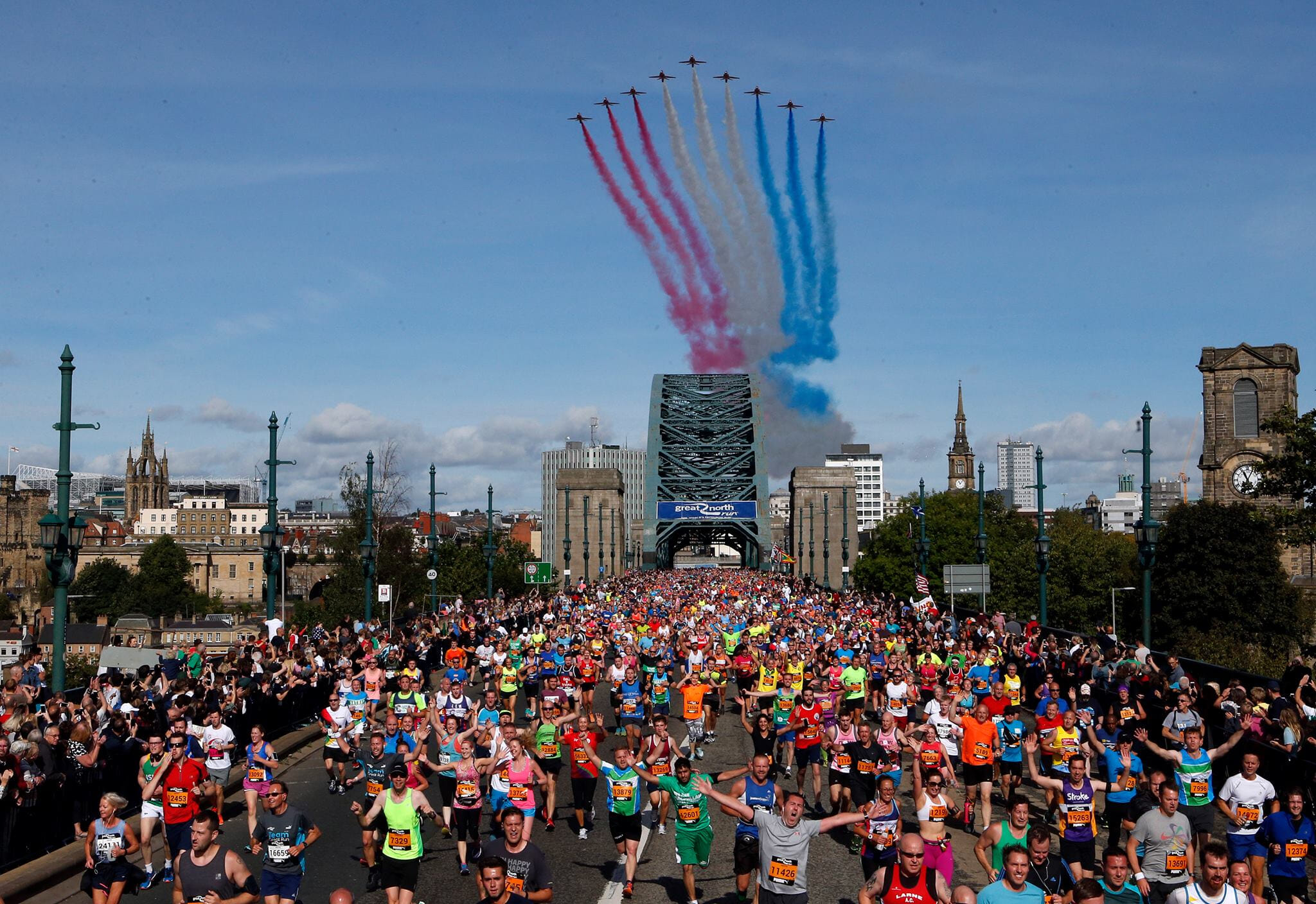 The Great North Run is the world's biggest half marathon