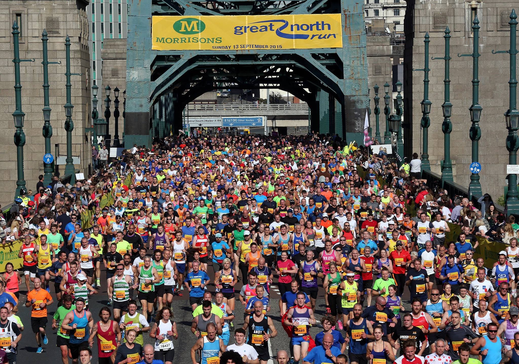 The Great North Run takes place in Newcastle