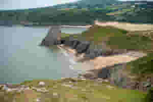 three cliffs high view