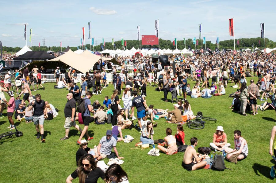 Hackney Moves event village