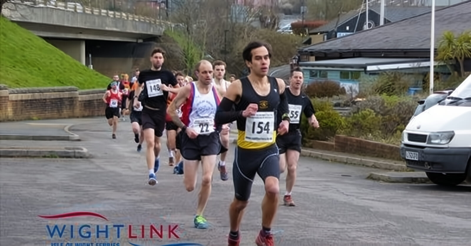 Enjoy a scenic 7-mile point-to-point race from Newport to Ryde, following quiet country lanes, gentle hills, and sweeping coastal views to a lively finish.