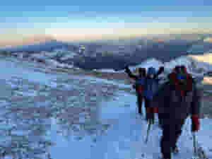 climbers on the the way up aconcagua surronded by stunning views kandoo 2590