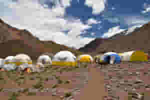 basecamp near to aconcagua summit 980