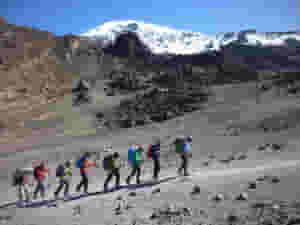 hikers during the kilimanjaro ascent 958