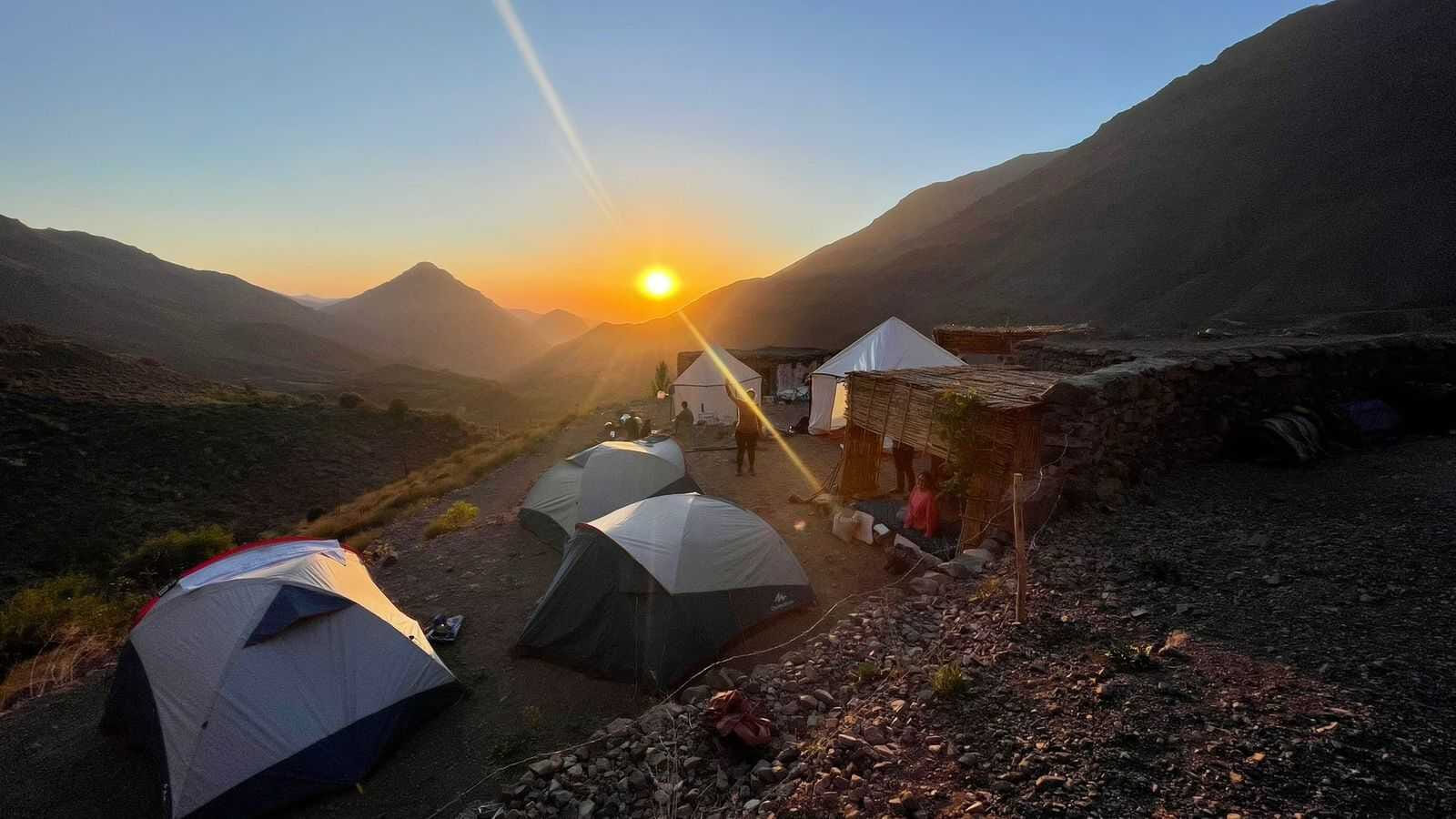 camp set up on the evening of day1 kandoo 3737
