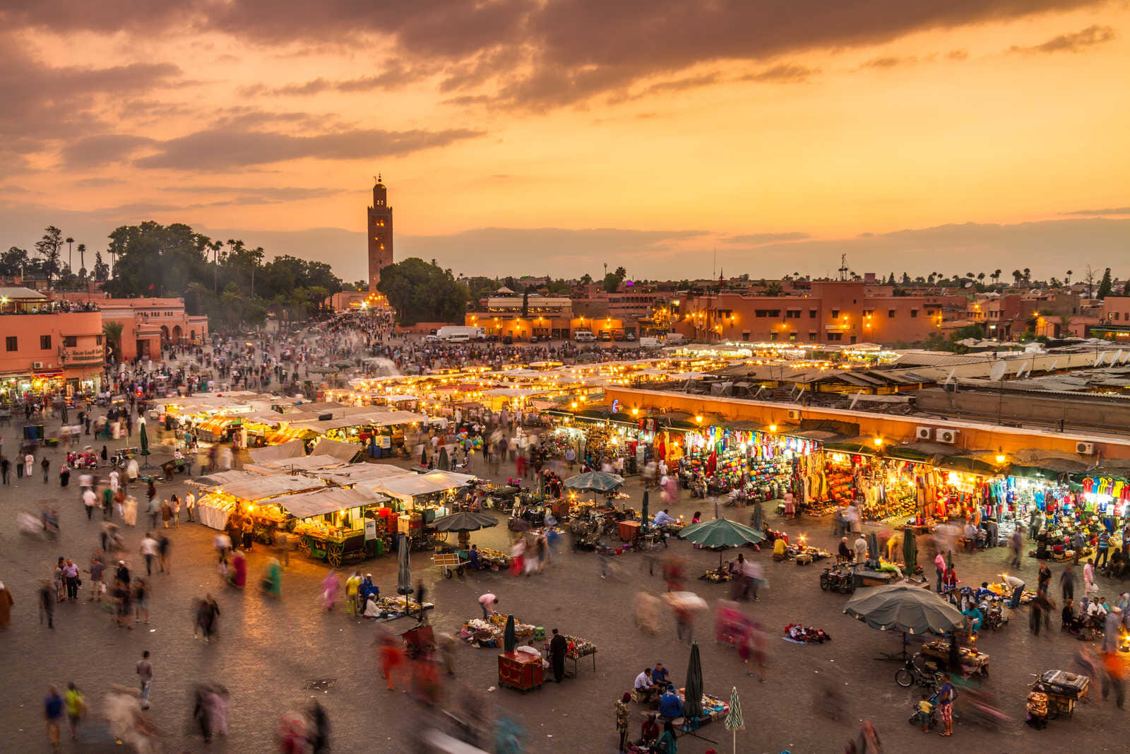 marrakesh medina at dusk shutterstock 2960