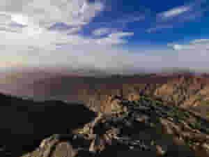 view along summit ridge of toubkal moore jenny 3114