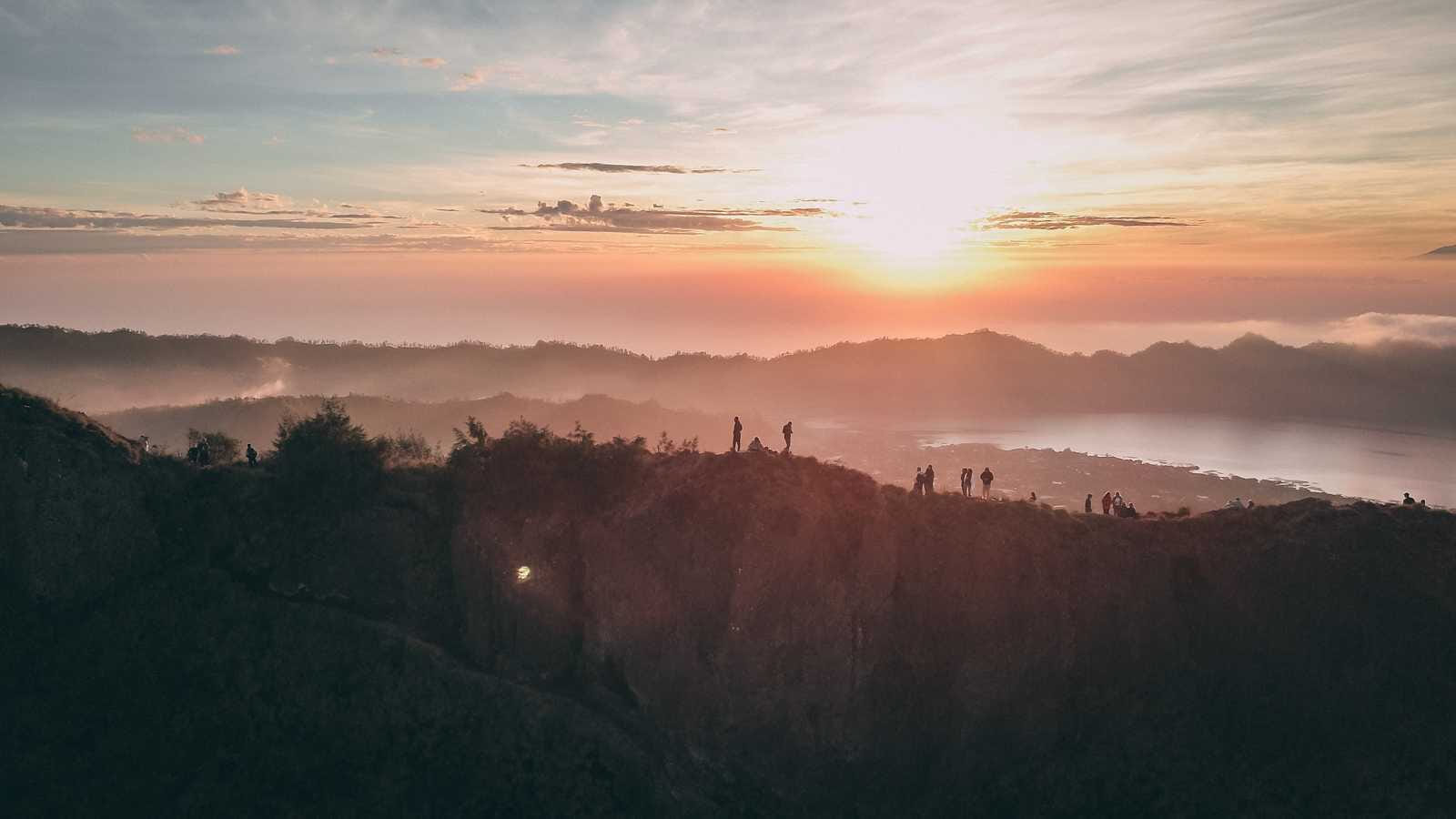 hiking at mount batur at sunrise 969