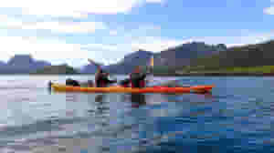 kayaking in the lofoten islands lamb carl 3258