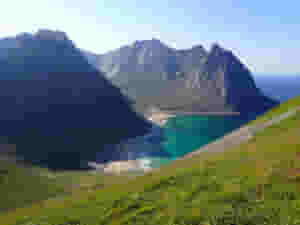 beautiful cove in lofoten lamb carl 3263