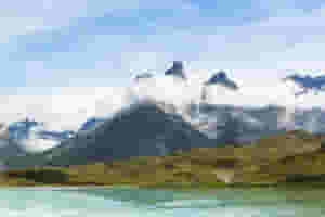 postcard of torres del paine national park 888