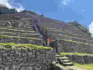 negotiating the steps of the intipata ruins bradley madison 3252