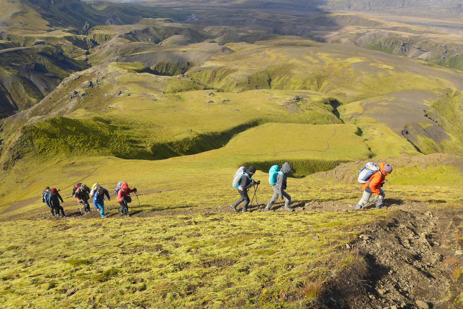 hiking in thorsmork 1246