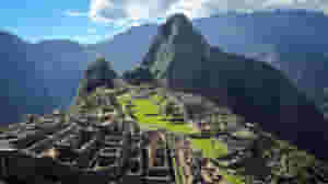 panorama of the lost inca city of machu picchu 993