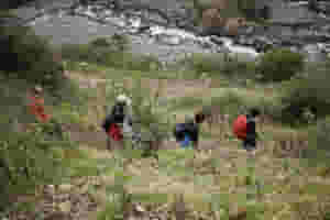 hikers during the salkantay trek 986