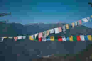 prayer flags in bhutan 302