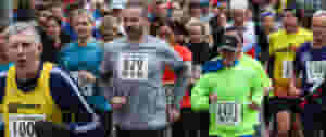 The 16-mile race is two laps of the traditional course from the ancient marketplace, as part of the wider raceday, with great PB potential and bespoke medal too!