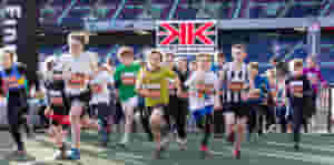 A fantastic race for kids over a substantial 2.62K route with an encouraging finish inside the BT Murrayfield Stadium, as part of the Kilomathon event day.
