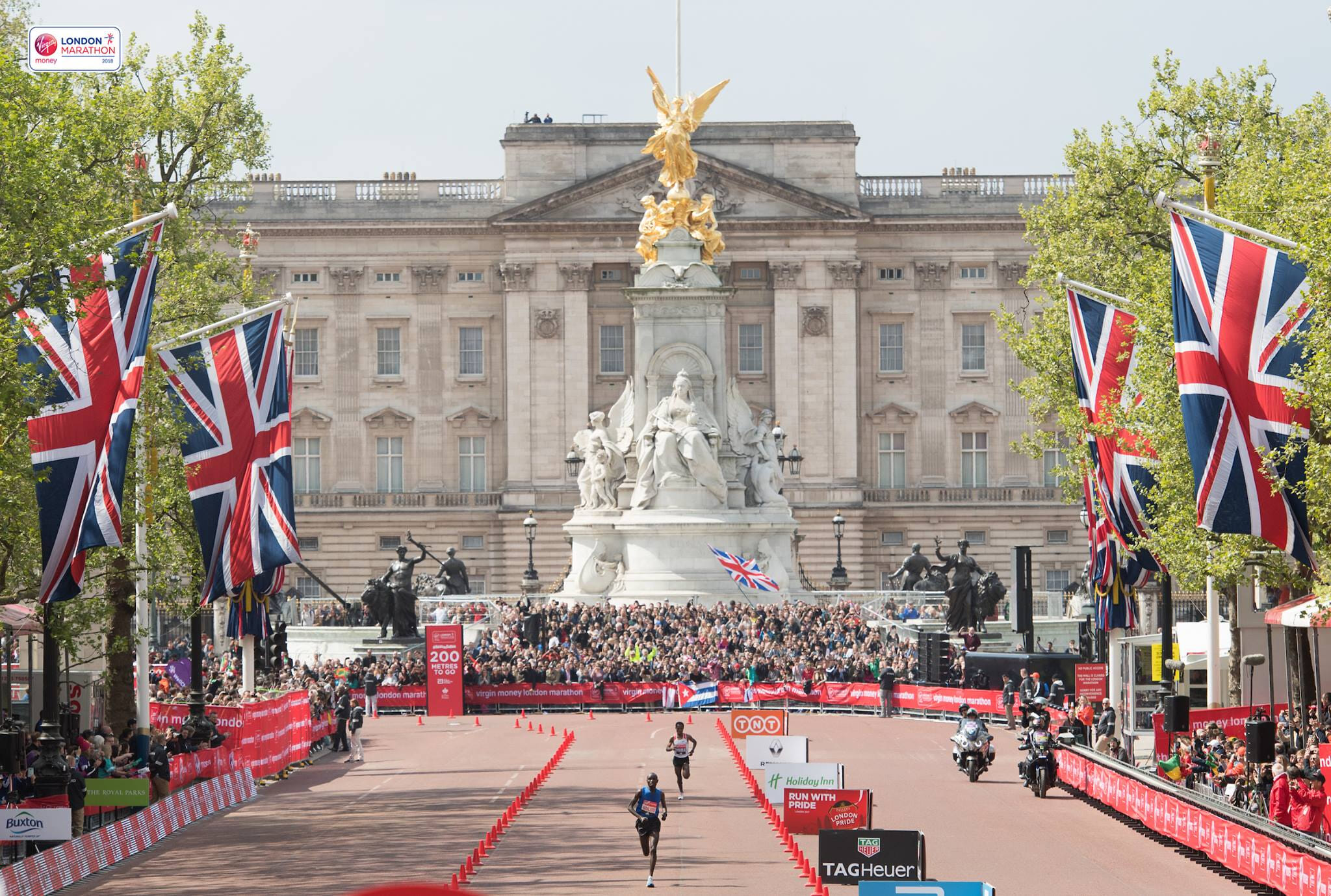 The finish line down the Mall is an iconic moment